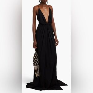 Another Tomorrow Gathered Crepe Gown Size IT 40/US 4